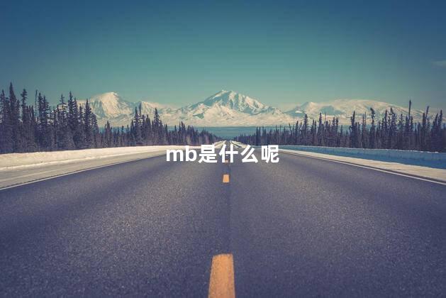 mb是什么呢 1gb怎么读